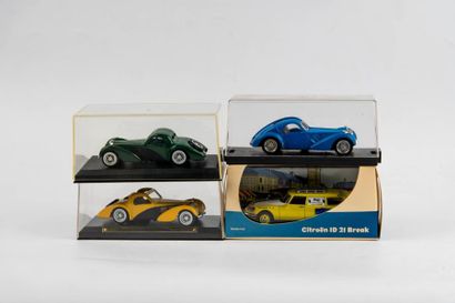 Lot de 80 voitures en boite et sans boite...
