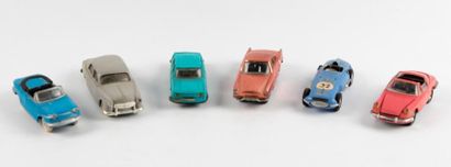 Minialuxe, lot de 6 voitures sans boite,...