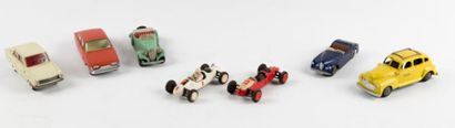 Tekno, lot de 7 voitures sans boite dont...
