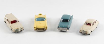 Tekno, lot de 4 voitures sans boite assez...