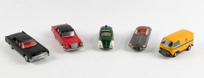 Tekno, lot de 5 voitures sans boite, bon...