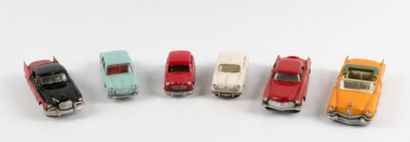 Mercury, lot de 6 voitures sans boite dont...