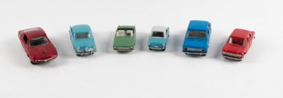 Mercury, lot de 6 voitures sans boite , bon...