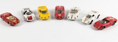 Mercury, lot de 7 voitures de sport sans...