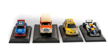 Lot composé de 42 voitures sur socle : 25...