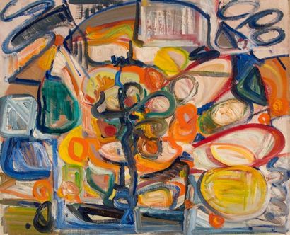 Olga LOEWENSTEIN (XX)
Composition.
Huile...