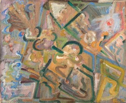 Olga LOEWENSTEIN (XX)
Composition.
Huile...