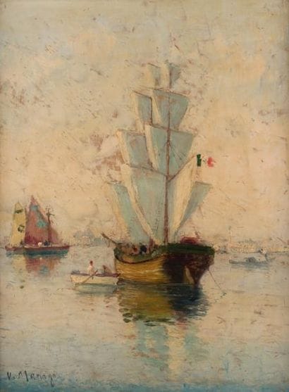 Vincent MANAGO (1880-1936)
Brick-goélette...