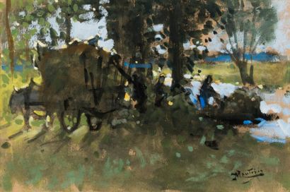 Pierre Eugène MONTEZIN (1874-1946)
La récolte...