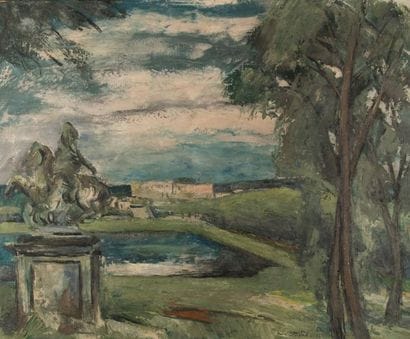 Anders OSTERLIND (1887-1960)
Le parc du château,...