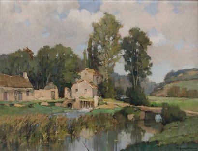 Georges Charles ROBIN (1903-2003)
Paysage...