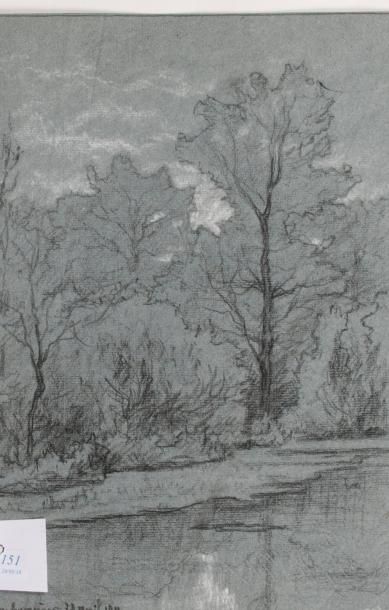 Léon BENOIT (1891-1907)
Étude d'arbres à...
