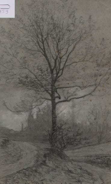 Léon BENOIT (1891-1907)
Etude d'arbres et...