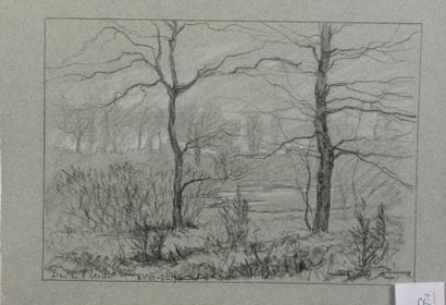 Léon BENOIT (1891-1907)
Paysage de rivière...