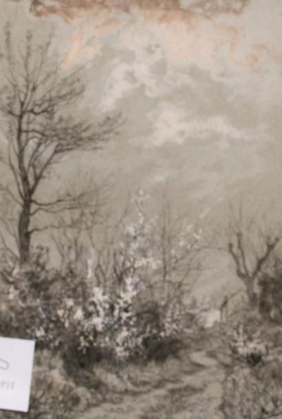 Léon BENOIT (1891-1907)
Paysage de chemin...