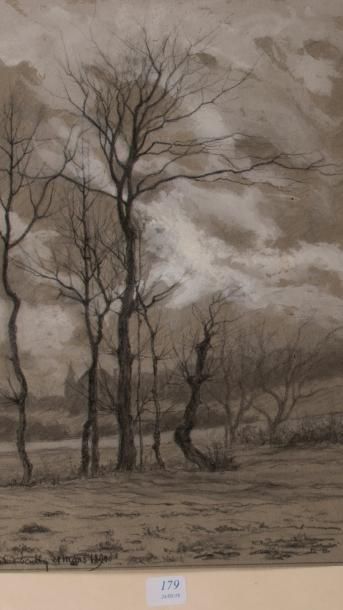 Léon BENOIT (1891-1907)
Pont d'Ecully.
Dessin...