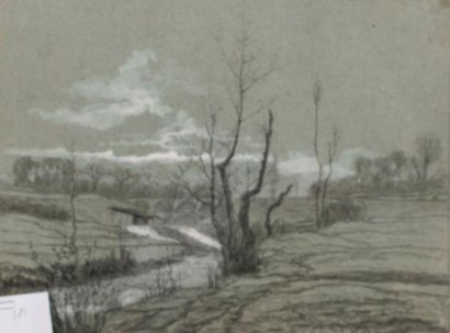 Léon BENOIT (1891-1907)
Deux dessins et paysages...