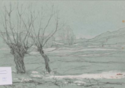 Léon BENOIT (1891-1907)
Deux dessins et paysages...