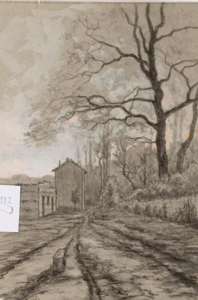 Léon BENOIT (1891-1907)
Deux dessins aquarellés...