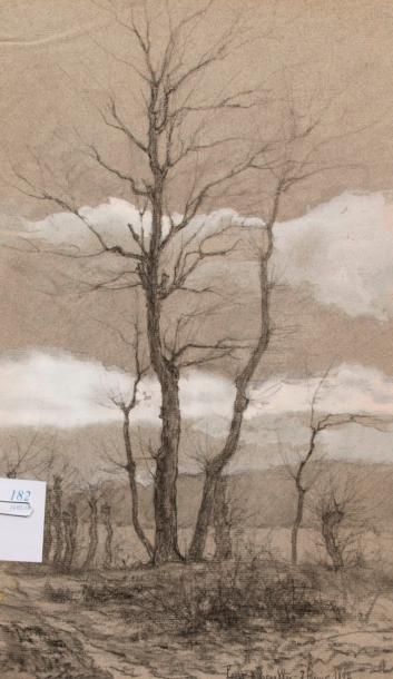 Léon BENOIT (1891-1907)
Deux dessins aquarellés...