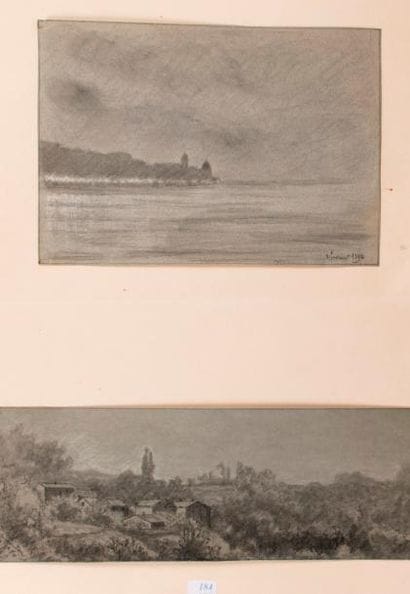 Léon BENOIT (1891-1907)
Deux dessins 