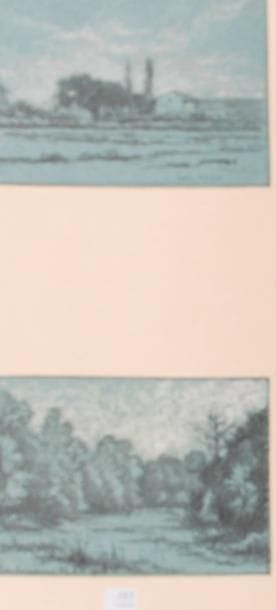 Léon BENOIT (1891-1907)
Vue de Tassin et...