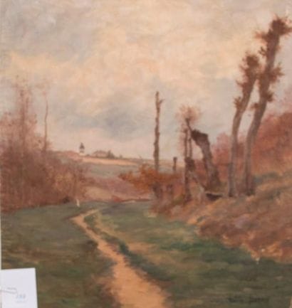 Léon BENOIT (1891-1907)
Paysage d'hiver avec...
