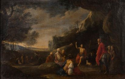 ECOLE ITALIENNE DU XVIIème SIECLE
La prédication...