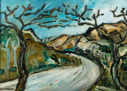 Auguste CHABAUD (1882-1955)
Montagnette.
Huile...