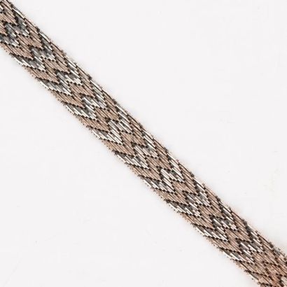 Bracelet en or gris 750 millièmes (18K)....