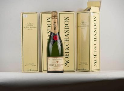 4 Bts Champagne Moët et Chandon Brut Imp...