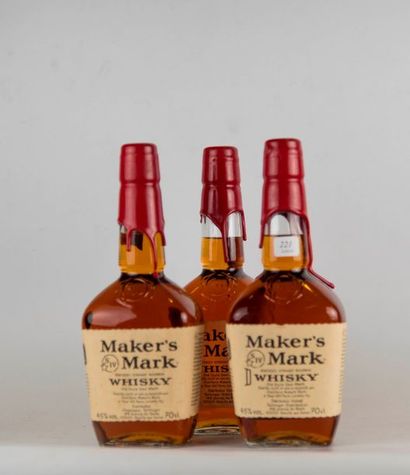3 Bts MARKER'S MARK. Kentucky straight Bourbon,...