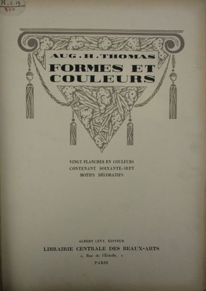 THOMAS (Auguste H.).
Formes et couleurs....