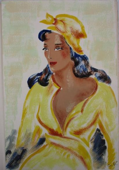 [VERGEZ] - DE MUSSET (Alfred).
Douze portraits...