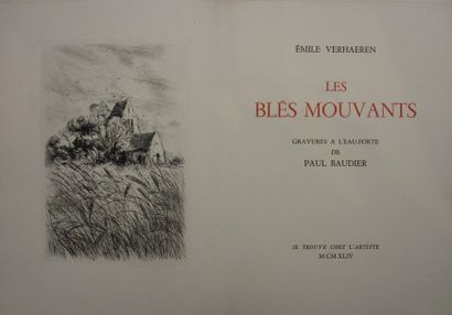 VERHAEREN (Emile).
Les Blés mouvants. Paris,...