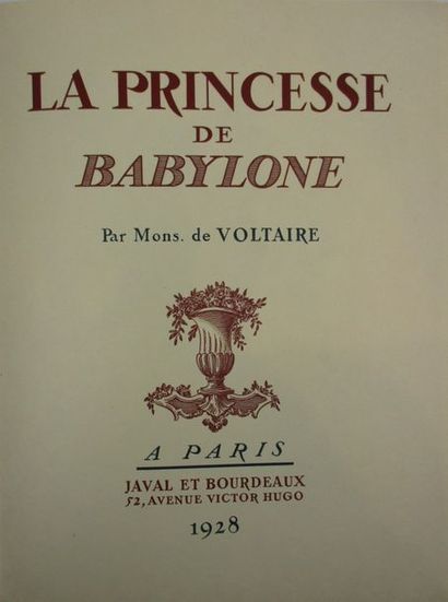 VOLTAIRE.
La Princesse de Babylone. Paris,...