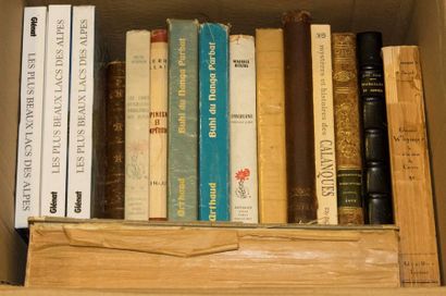 (MONTAGNE 1).
Lot de 16 livres. Alpinisme...