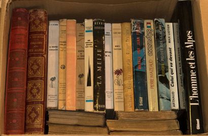 (MONTAGNE 4).
Lot de 22 livres. Les Alpes,...
