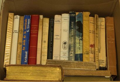 (MONTAGNE 6).
Lot de 21 livres. Carnets du...