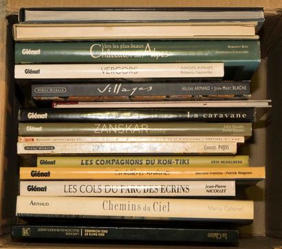 (MONTAGNE 14).
Lot de 15 livres. Chemins...