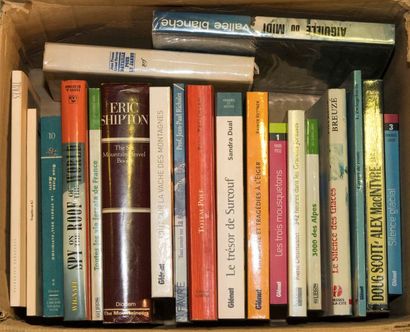 (MONTAGNE 15).
Lot de 20 livres. The six...