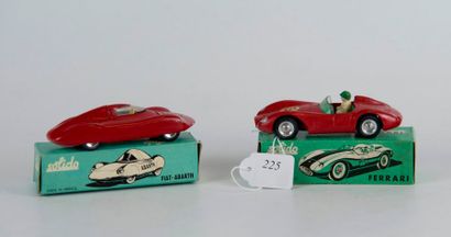 Solido : Fiat-Abarth rouge TBE en boîte et...