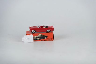 Solido : Cabriolet Simca Océane rouge neuve...