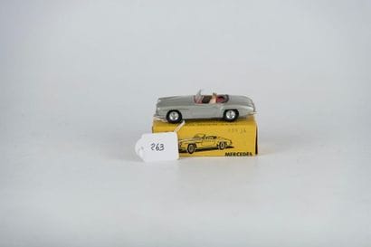 Solido : Mercedes 190 SL Cabriolet grise,...