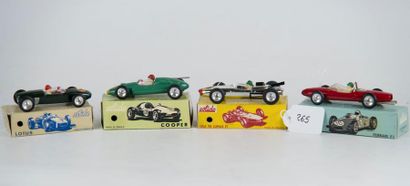 Solido , lot de 4 voitures : Ferrari formule...