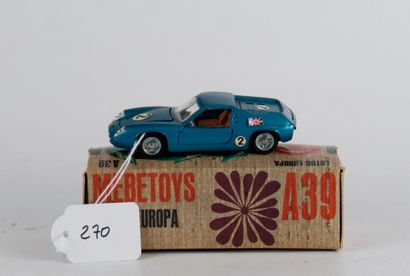 Mebetoys : Lotus Europa réf A39, bleue, Bon...