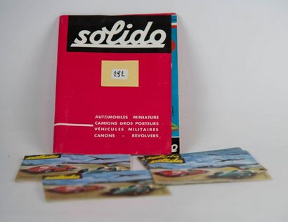 Lot de 6 catalogues Solido.