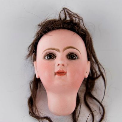 Très beau bébé Jumeau, bouche fermée, tête...