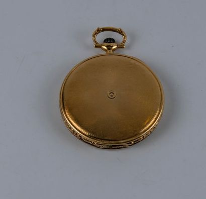 LONGINES Genève. Montre savonnette en or...