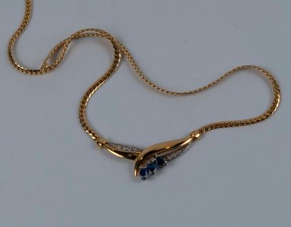 Collier en or jaune 750 millièmes (18K) ER...